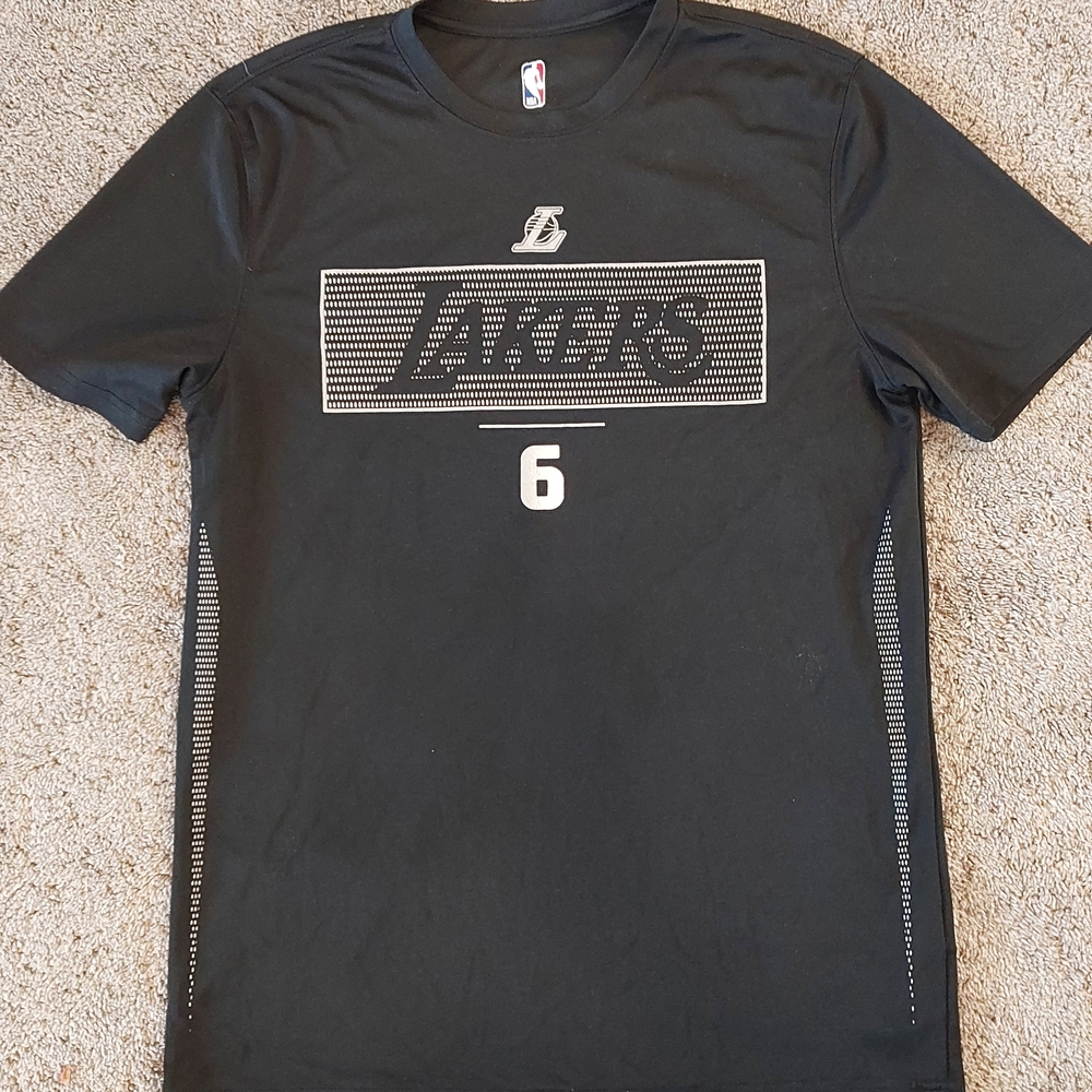 NBA Black Lakers Graphic Short Sleeve Tee